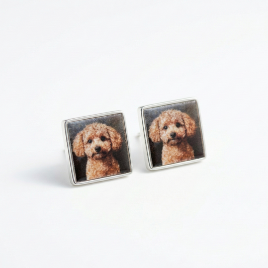 El Yapı Seramik Küpe - Dog